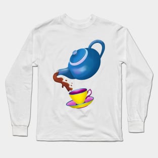 Teapot Tip Me Up An Pour Me Out Long Sleeve T-Shirt